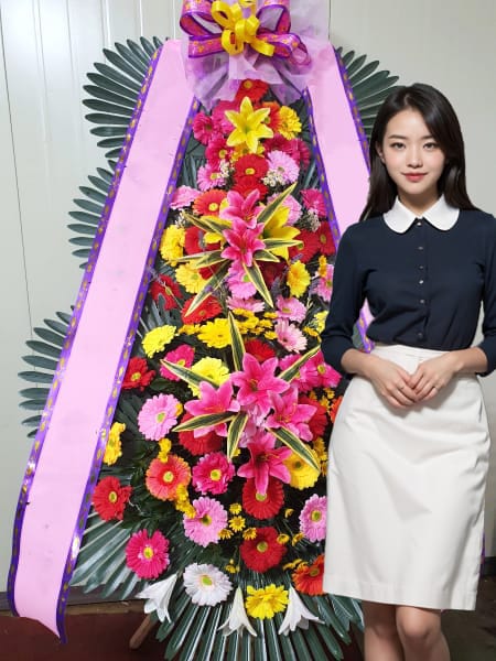 JW컨벤션웨딩홀 3단화환 기본형